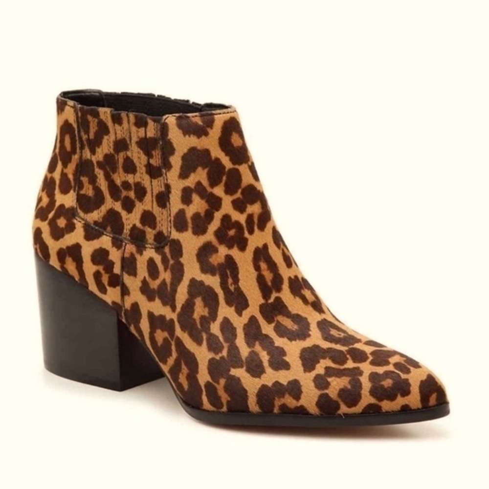 NWT *1. STATE* Booties … *JEMORE* … 🐆LEOPARD🐆 Print … Size: 8.5 M